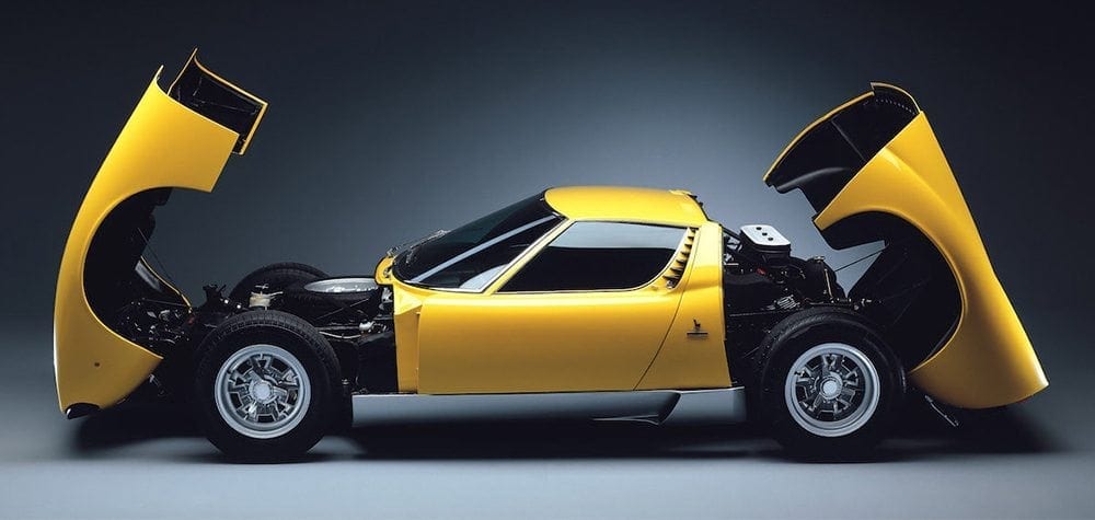 Lamborghini Miura P400 SV - Lamborghinis supercars part 1 1963 Miura 1990 Countach