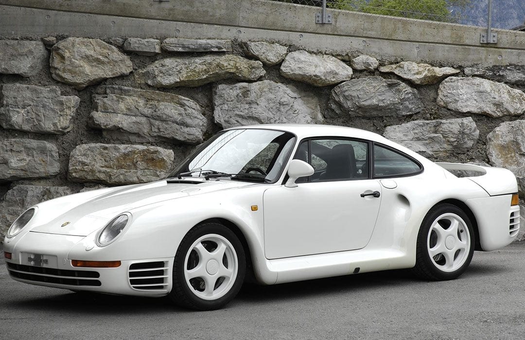 1988 Porsche 959 Komfort, auctioned by Bonhams at 20 August 2010 for CHF 227,416 (£ 141,500), photo Bonhams. 1988 Porsche 959 Komfort, auctioned by Bonhams at 20 August 2010 for CHF 227,416 (£ 141,500), photo Bonhams.