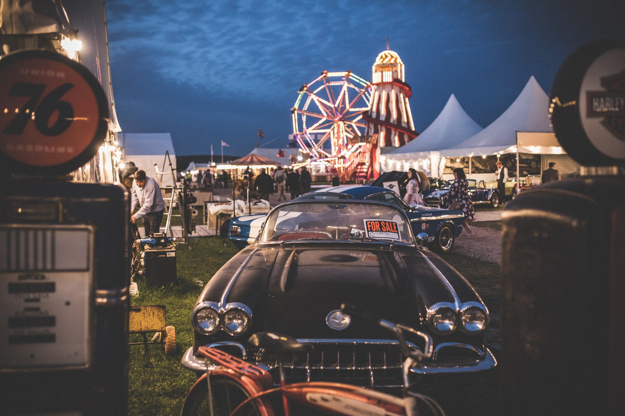 Goodwood Revival 2018. ©Toby Adamson Stephen, Darren and Shalom - JBR Capital