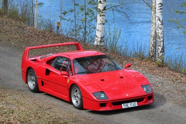 ferrari f40 - courtesy of artcurial