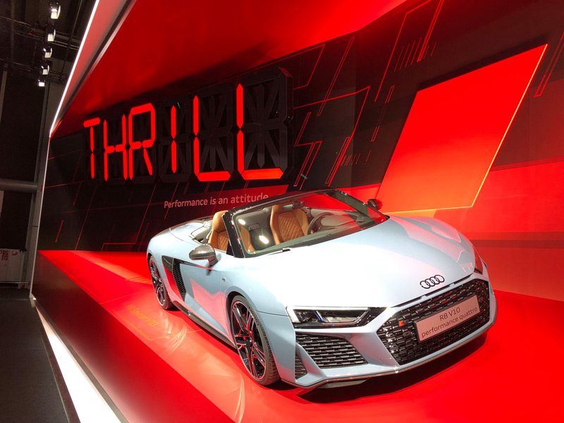 Audi r8 s at the frankfurt motor show
